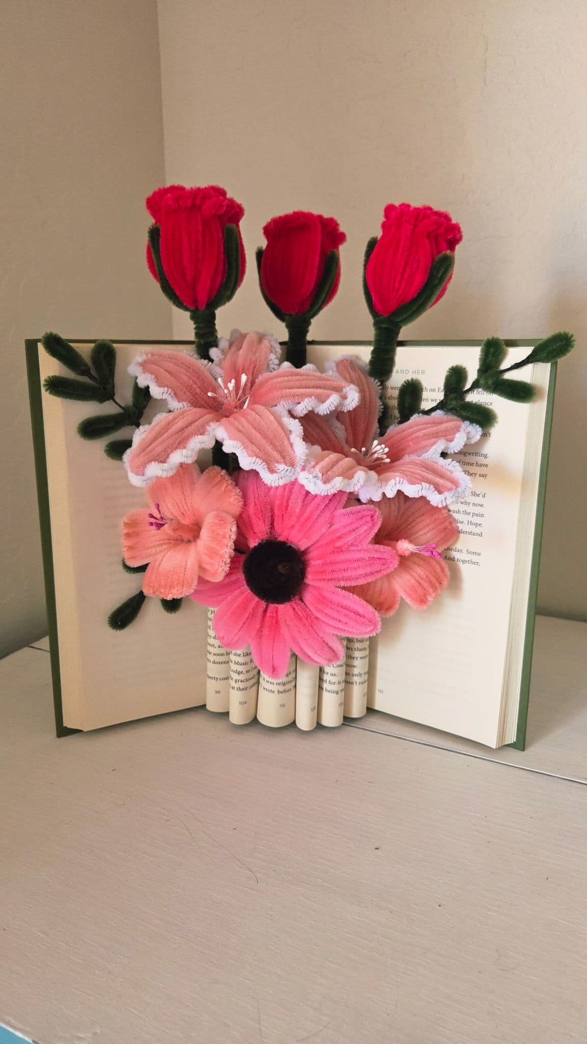 Custom Book Bouquet